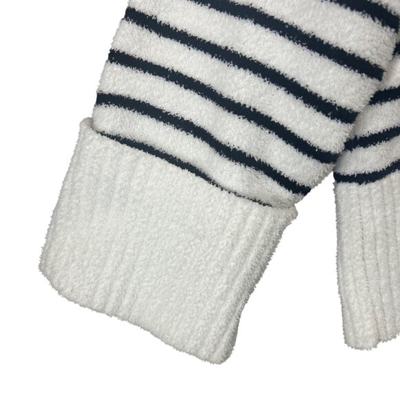 Anrabess Oversized Sweater Women's Size Medium Striped Crew Neck EUC - Picture 3 of 8